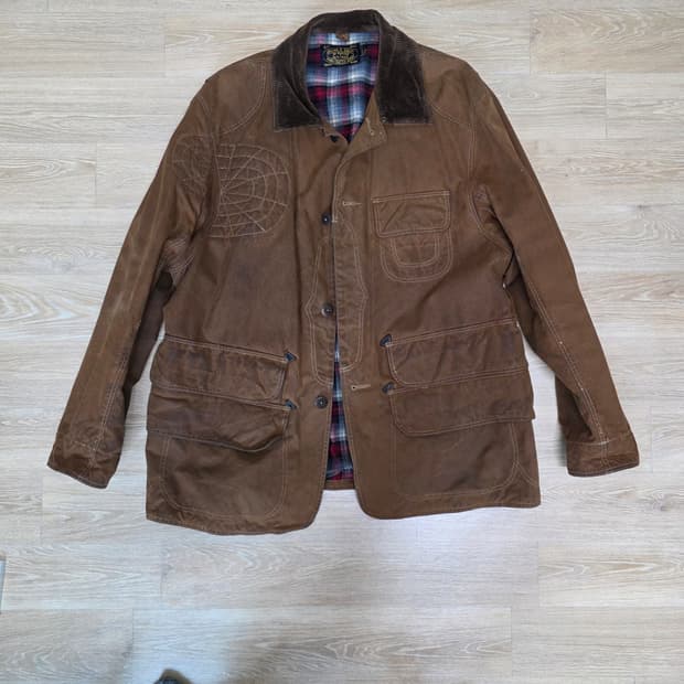 폴로 랄프로렌 왁스 자켓 XL