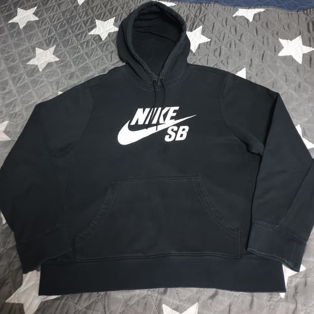 나이키 SB 아이콘 에센셜 풀오버 후드티 블랙 (XL)