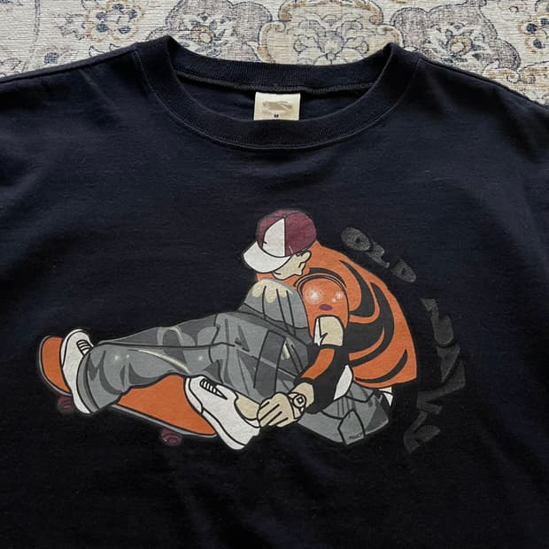 윌슨 올드 네이비 스케이트보드 프린팅 티셔츠