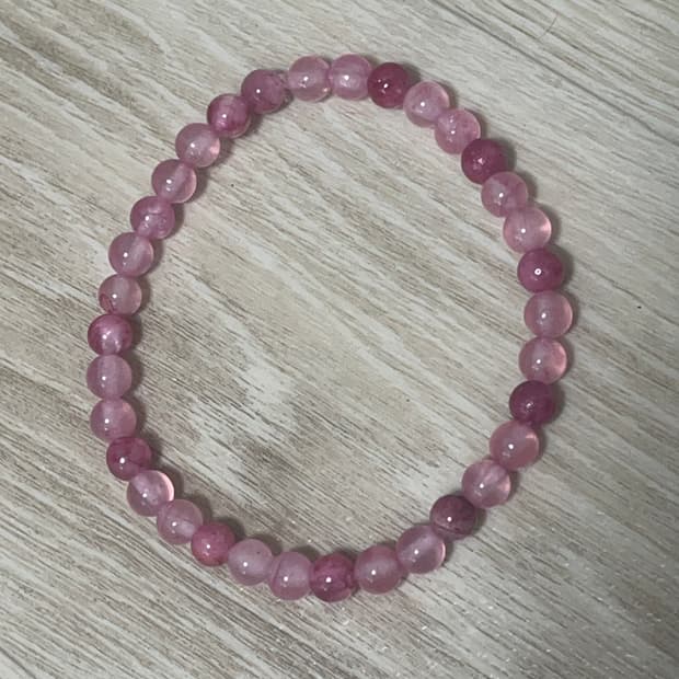 핸드메이드 수제 팔찌 | 보랏빛 영롱 팔찌