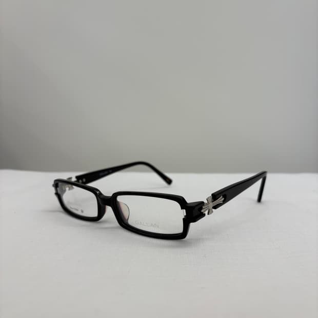 GALLAN 블랙실버 빈티지 뿔테