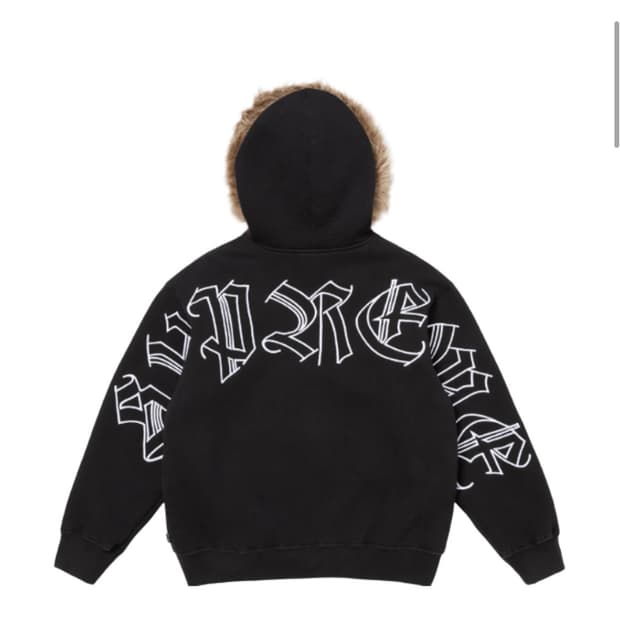 슈프림 포우 퍼 집업 후드 - 25FW