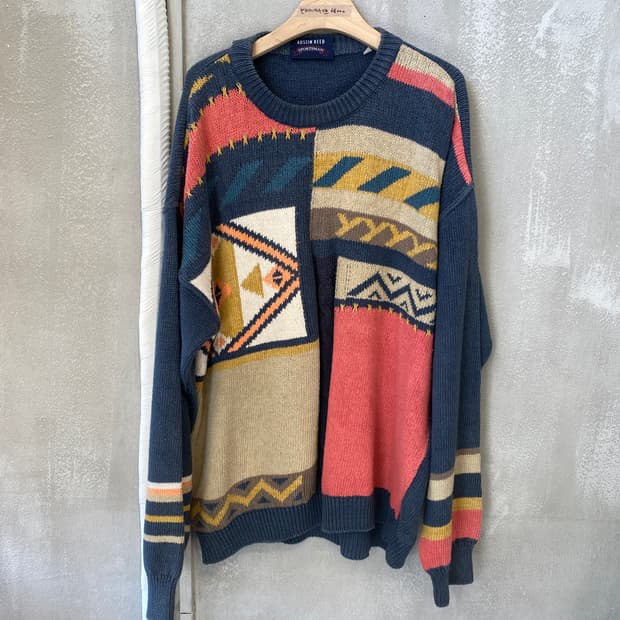 Made in 이태리 핸드크래프팅 자수니트