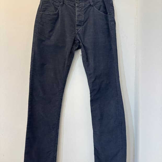 34) 벤 셔먼 인디고 네이비 코듀로이 팬츠