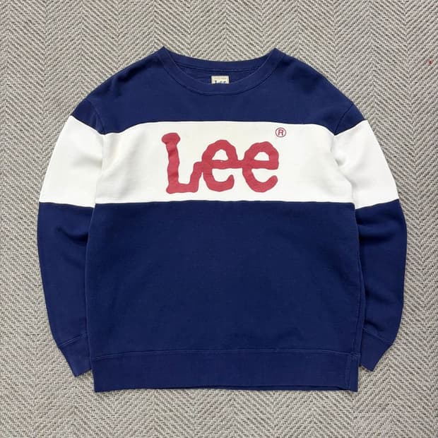  LEE 빅로고 스웻셔츠  v2227