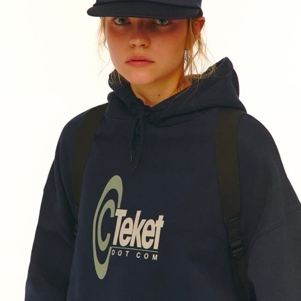 Teket Symbol Hoodie 후드티 Navy