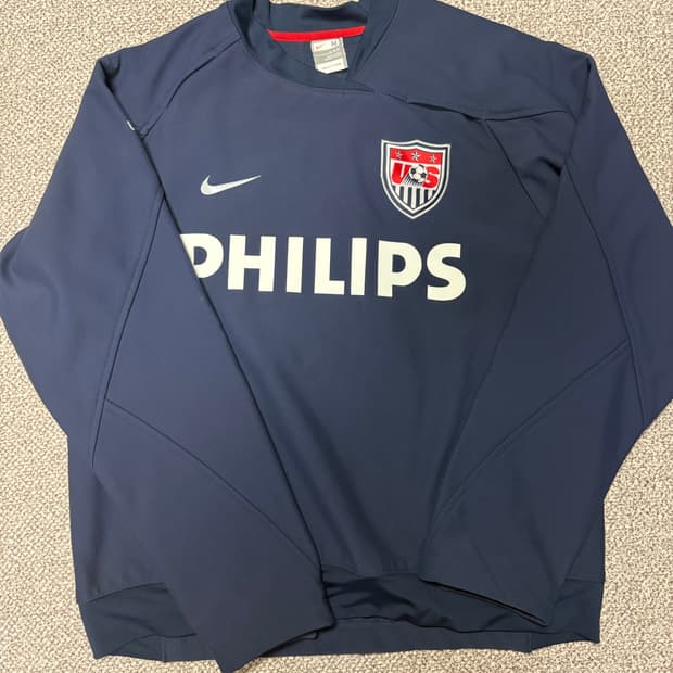 나이키 미국 축구팀 트레이닝복 쉘탑