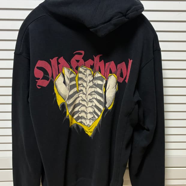 히스테릭글래머 빈티지 서바이브드 후드집업