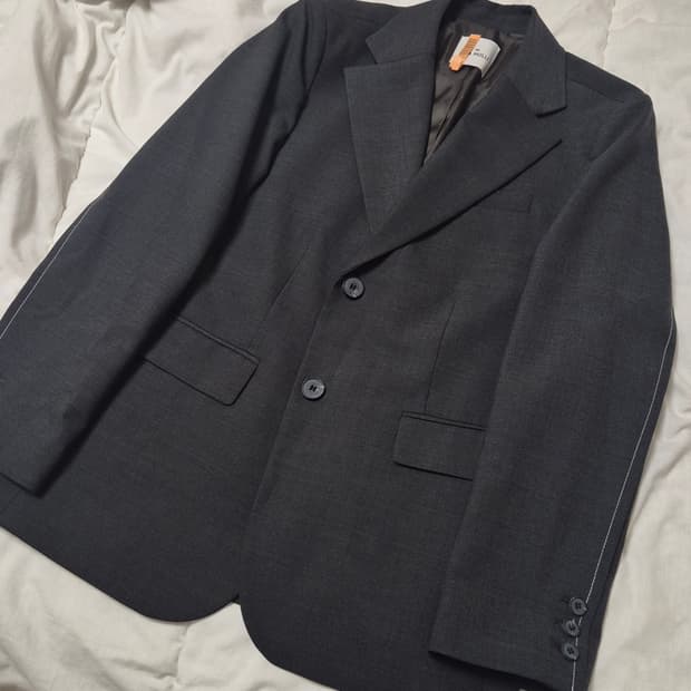 아바몰리 마틴싱글자켓 다크그레이 (드라이완료)