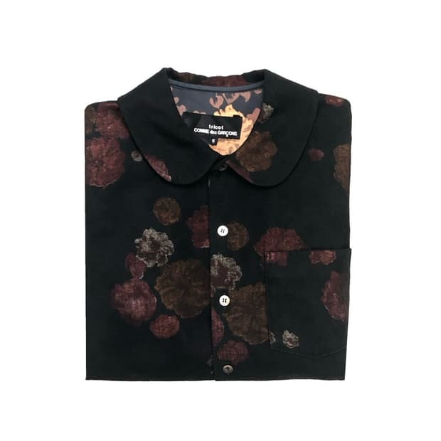 [S] COMME DES GARCONS TRICOT 플로럴 자켓