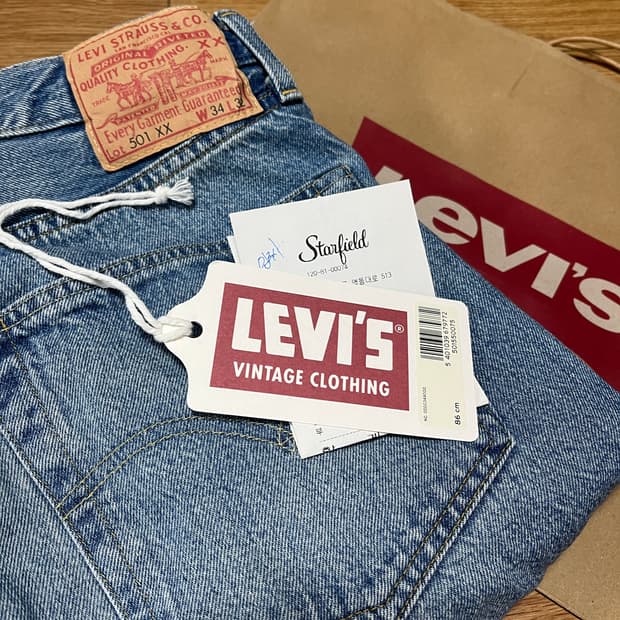 리바이스 블랙잭 34x32