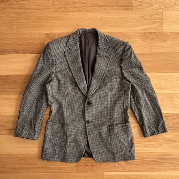 에르메네질도 제냐 울&앙고라 하운즈투스 자켓52R