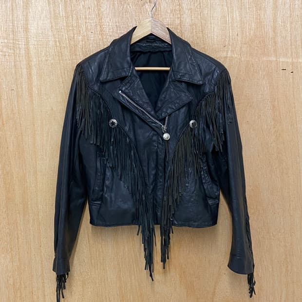 VTG concho fringe rider jacket 빈티지 프린지자켓