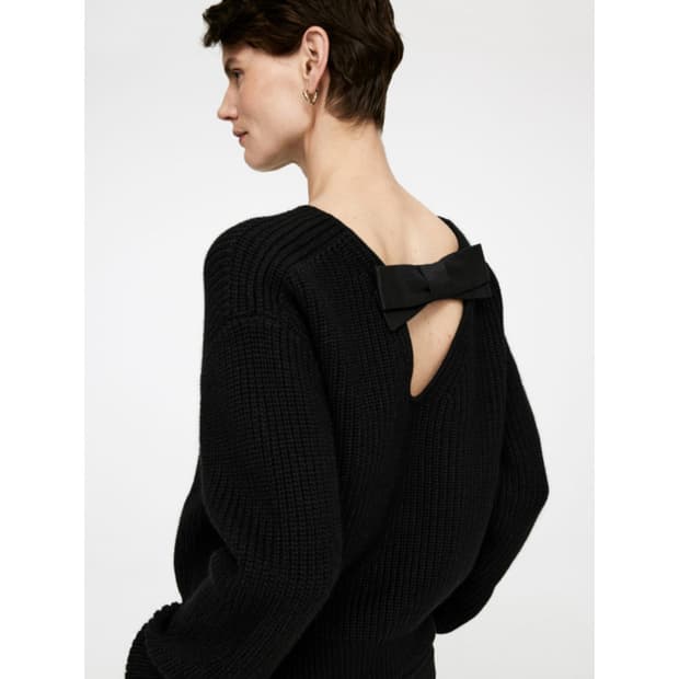 아르켓 24 보우 디테일 니트 스웨터 [새상품]