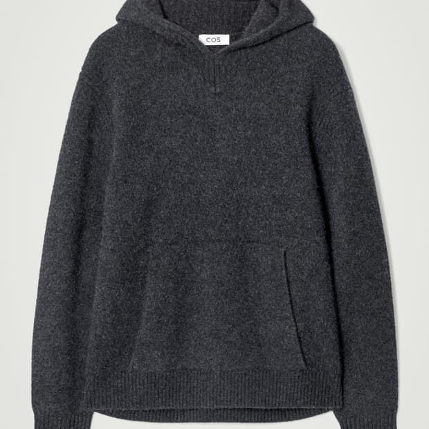 COS 보일드 캐시미어 후드티 M 사이즈