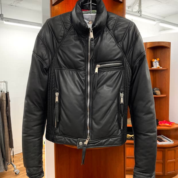 [48] 디스퀘어드2 레더 다운 자켓