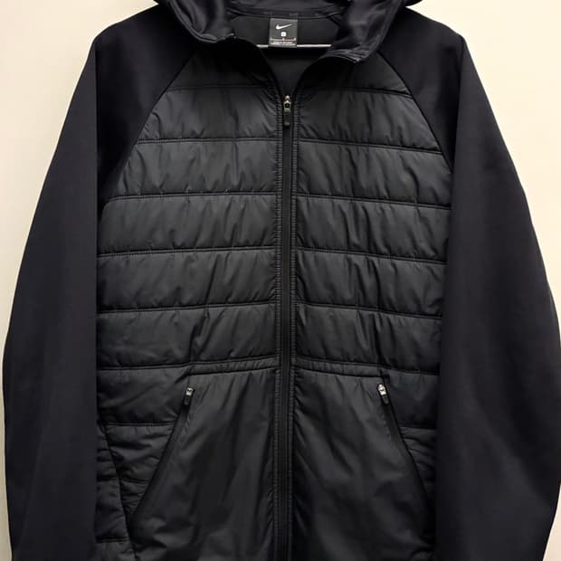 (M~L)나이키 써마 윈터라이즈드 에어로로프트 후드집업 자켓