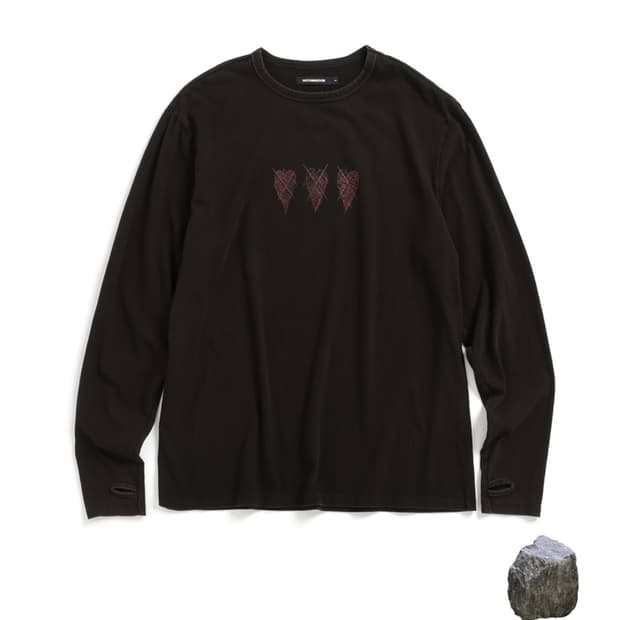 VTG Cartoon Heart Tee Long Washed Black