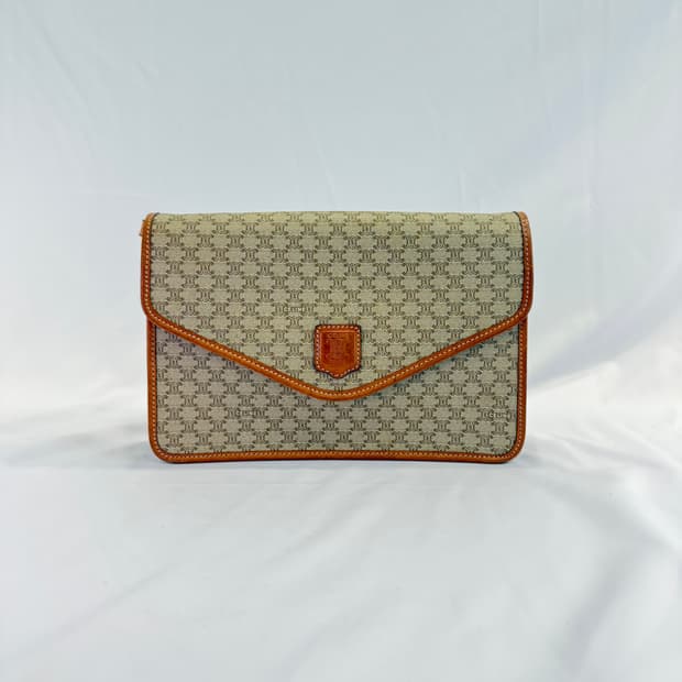 올드 셀린느 celine 마카담 로고 숄더백