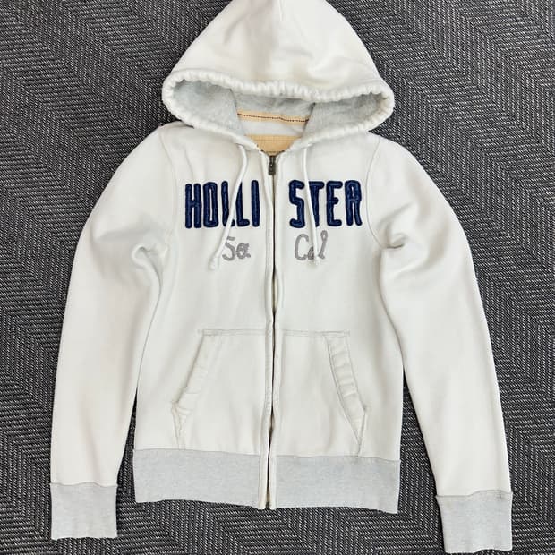 홀리스터 기모 후드집업