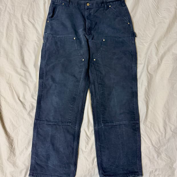 칼하트 더블니 B01 blk USA