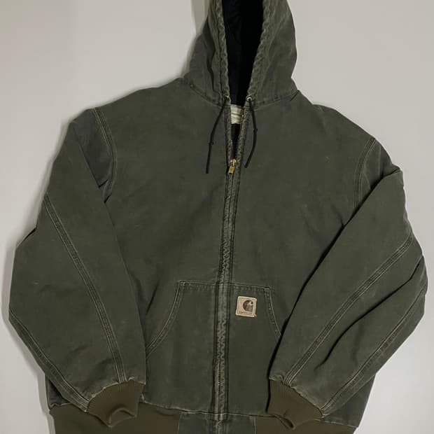 칼하트 J68 액티브 자켓 모스그린