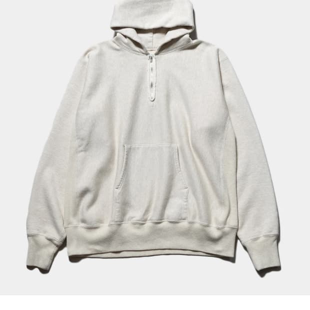 아프레쎄 하프집 스웻후디 /3sz/그레이