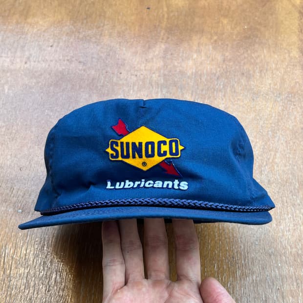 [80's Vintage] Sunoco Rope Trucker Cap