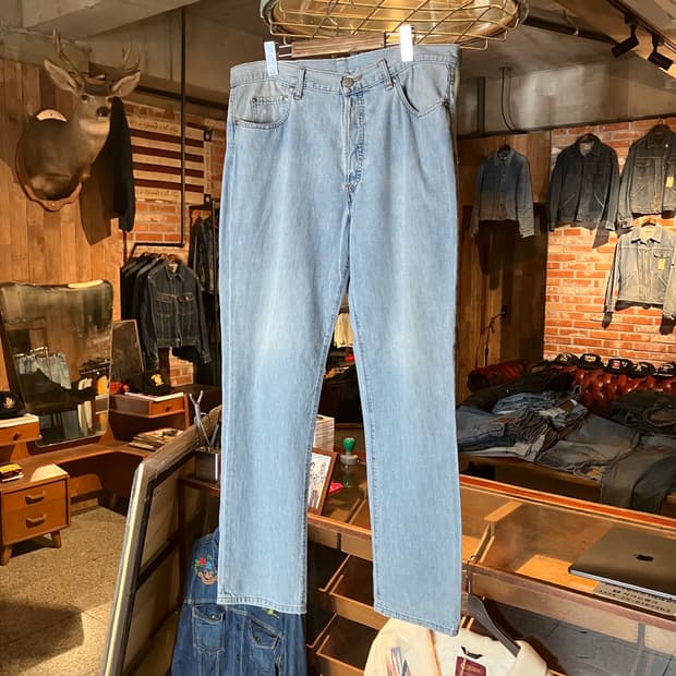 90s USA RRL 빈티지 더블알엘 5포켓 데님 팬츠