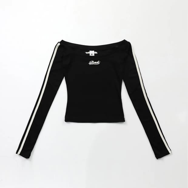 배드블러드 바바라 오프숄더 탑 *블랙