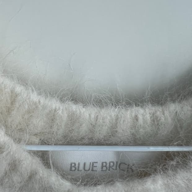 블루브릭 아이보리 니트조끼