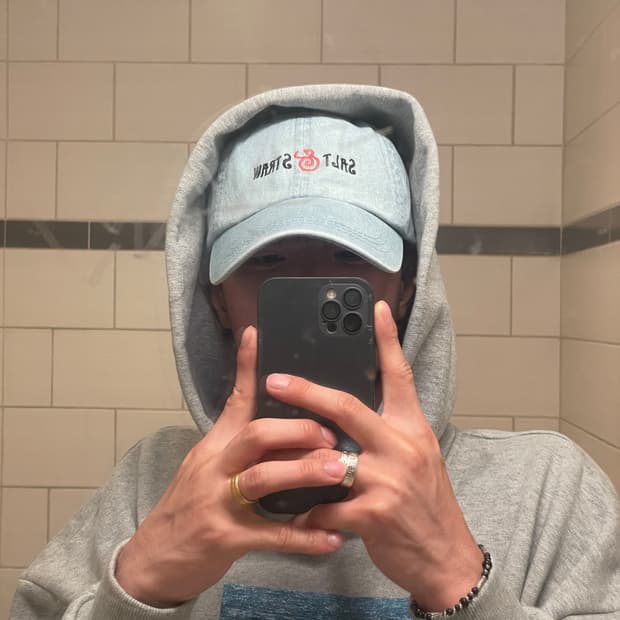 La 아이스크림 가게 모자 핀터감성 낭낭