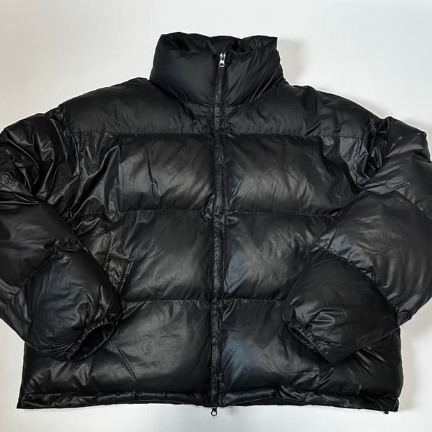 BROWN 디자인 바이 서울 숏패딩 블랙 L