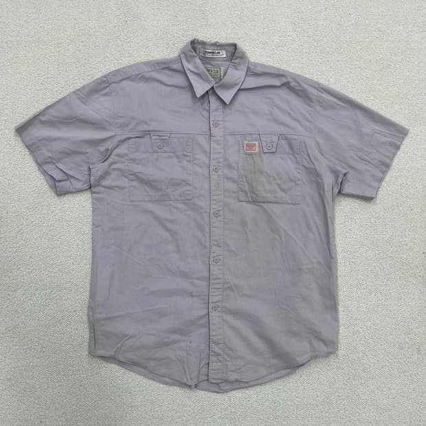 L 에드윈클럽 반팔 워크 셔츠 (오염) 0311M