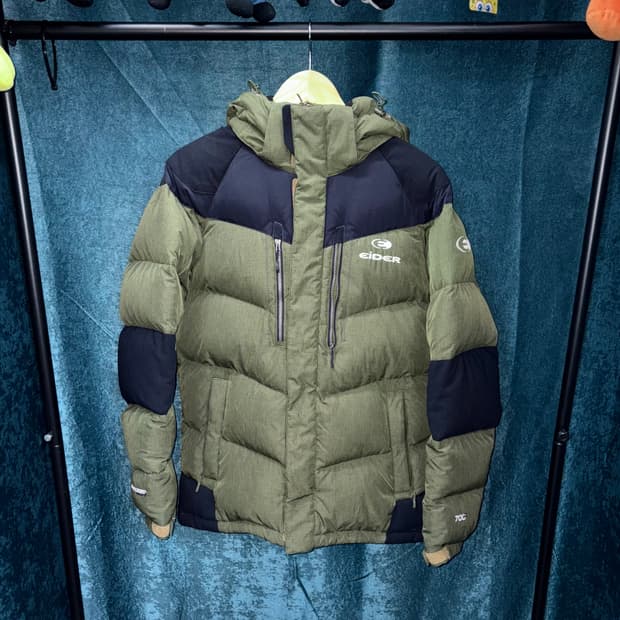 (L) 아이더 700필 파카 그린 패딩