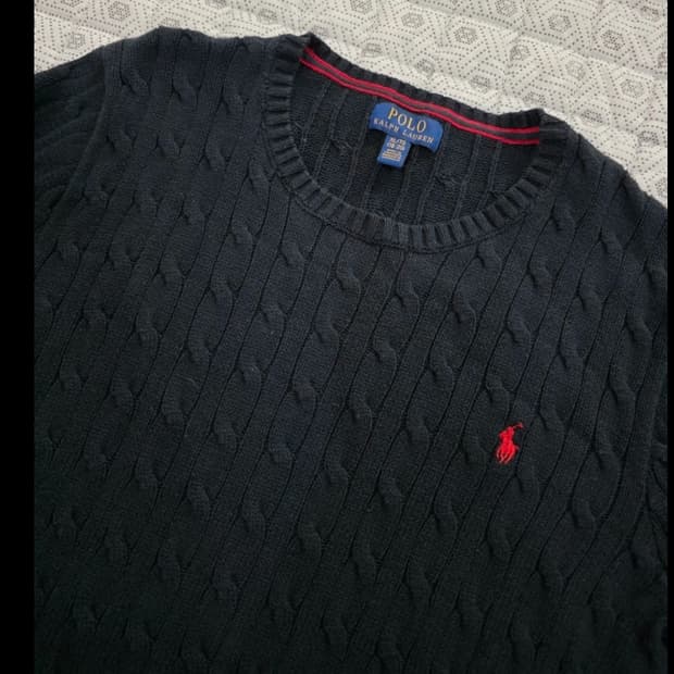 폴로 케이블 니트 95