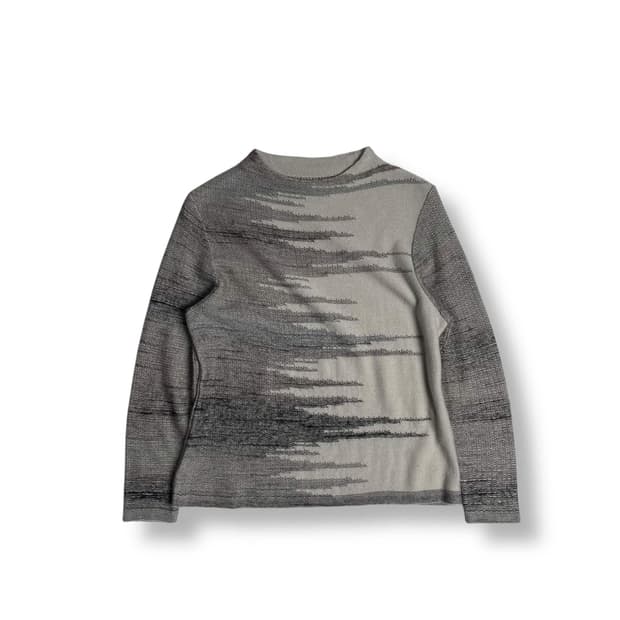 모헤어 스트라이프 니트