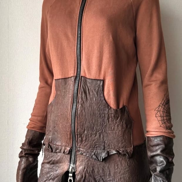 Michel Berandi spider web goat leather 