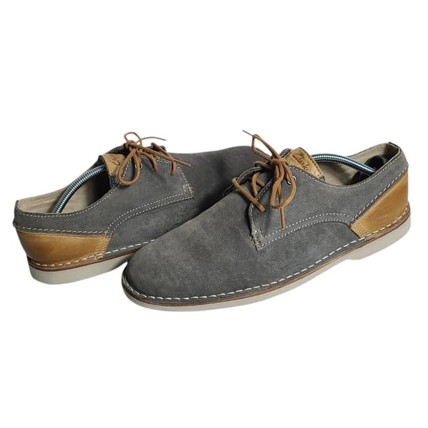 255) Clarks 클락스 힌튼 플라이 스웨이드 콤비 더비