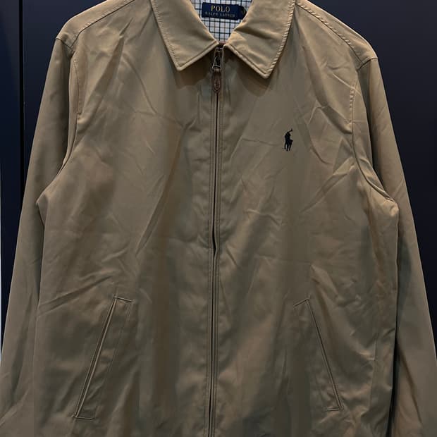 폴로 랄프로렌 베이지 코튼 자켓