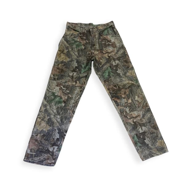 Made in USA 빈티지 랭글러 리얼트리 카모 팬츠 34