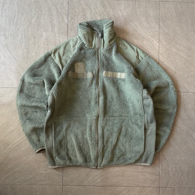 미군 젠3 카키 플리스 자켓