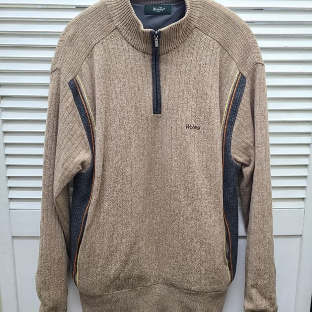 울시 울 하프집업 니트