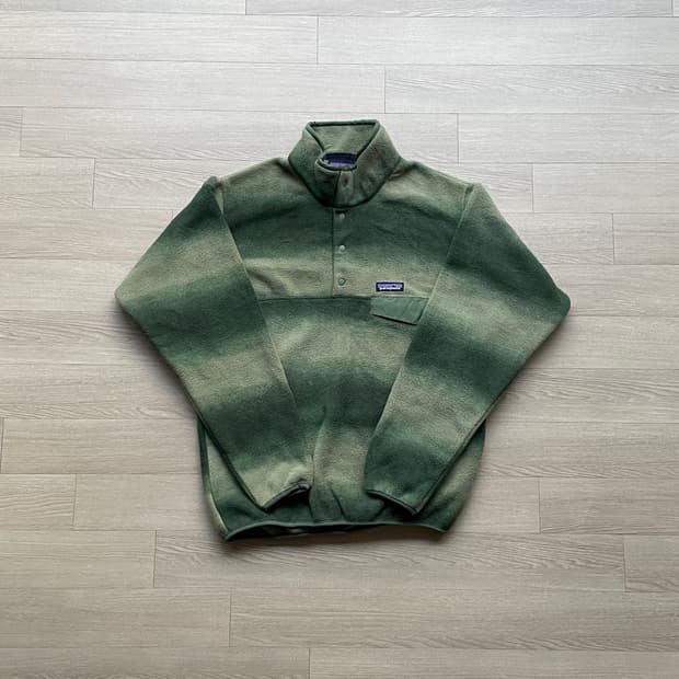 (데드스탁) 파타고니아 신칠라 그린 스트라이프 patagonia