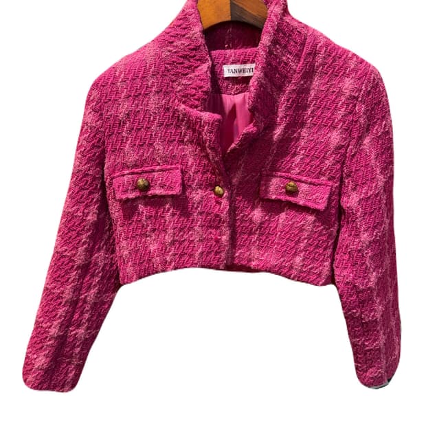 YANWEIYI 크롭자켓