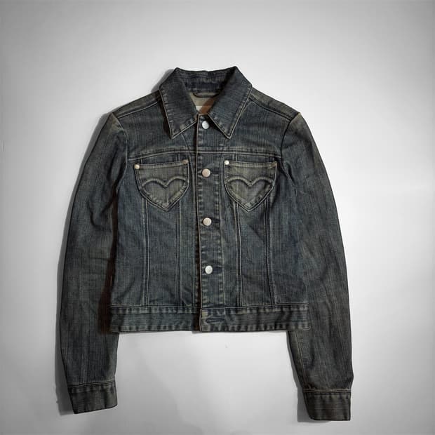 리바이스 빈티지 데님 자켓 청자켓