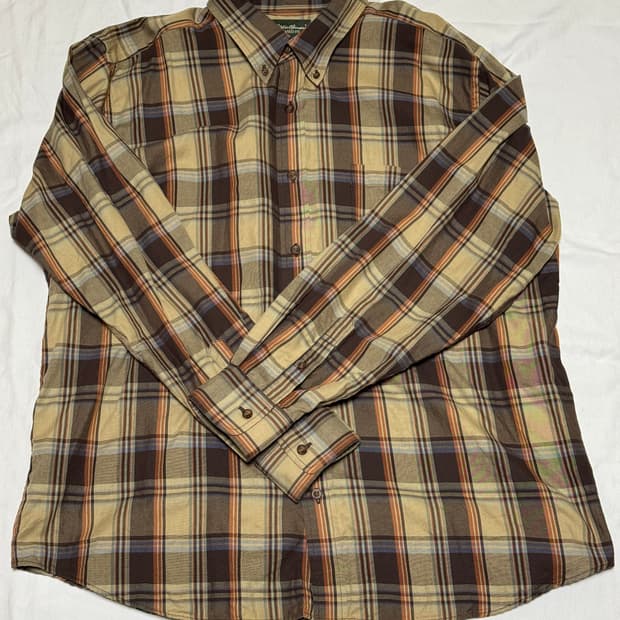 에디 바우어(Eddie Bauer) 헤리티지 체크 셔츠