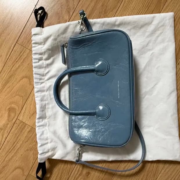 마지셔우드 지퍼백 하늘색