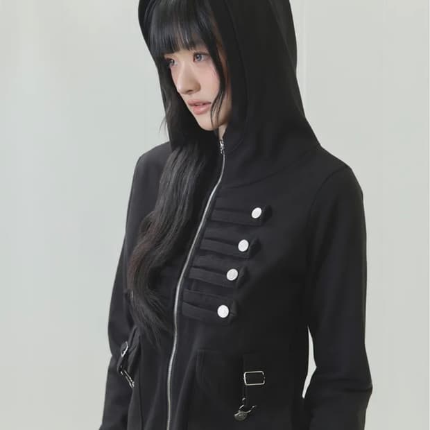 러브이즈트루 EL PIRATE HOOD ZIP UP 나폴레옹 자켓