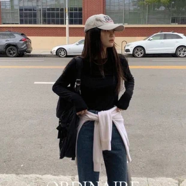 [새상품] 가내스라 라이트 티셔츠 블랙